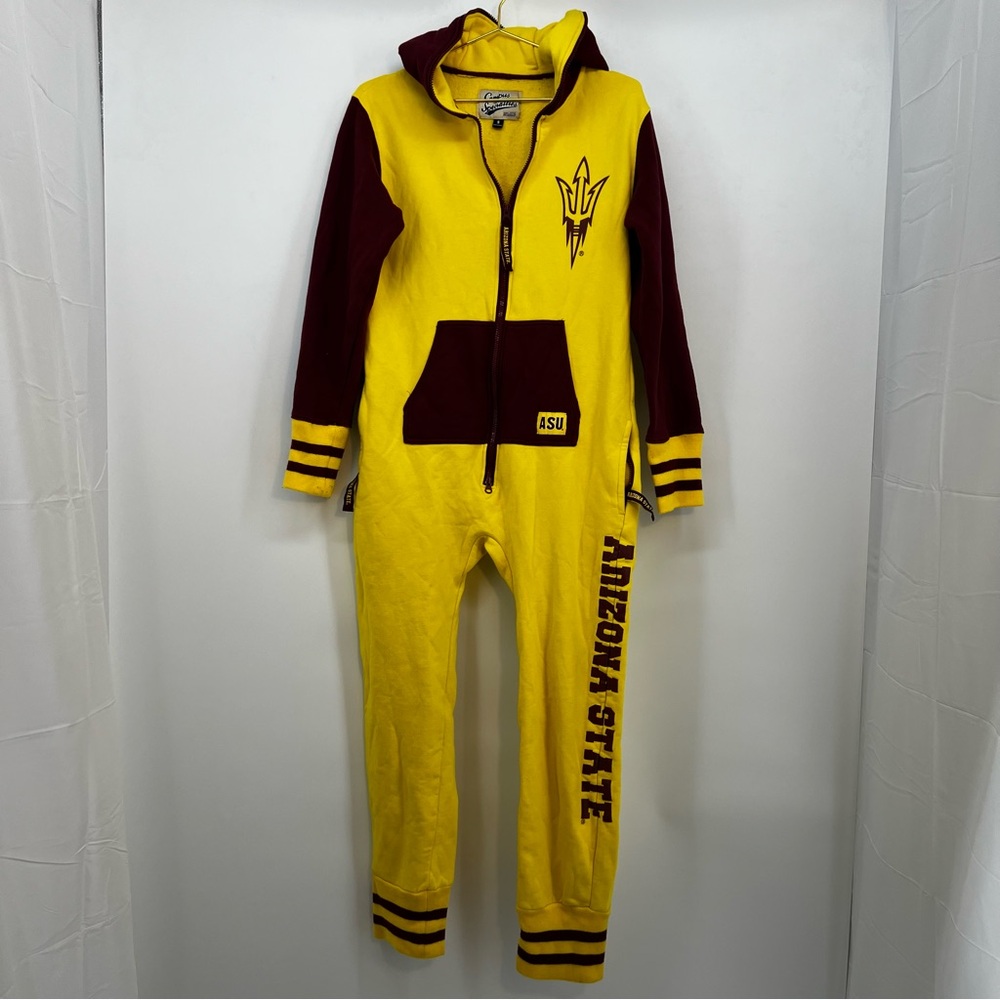 Arizona State Yellow and Maroon Zip Up Sweater - Picture 4 of 9
